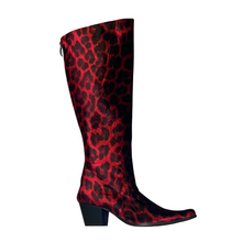 Load image into Gallery viewer, Red Jaguar Knee High
