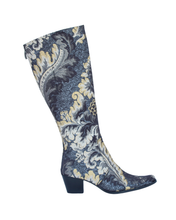 Load image into Gallery viewer, Black and Gold Knee High