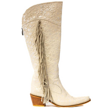 Load image into Gallery viewer, Bali Pearl Fringe Tall Cowboy
