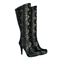 Load image into Gallery viewer, Irish Nights Knee High Stiletto