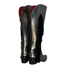 Load image into Gallery viewer, Sterling Fringe Tall Cowboy