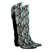 Load image into Gallery viewer, St. Tropez Fringe Tall Cowboy
