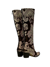 Load image into Gallery viewer, Mocha, Pink & Green Knee High