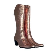 Load image into Gallery viewer, Rose Gold Metallic Modern Cowboy