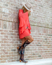 Load image into Gallery viewer, Juliet Coral Dress