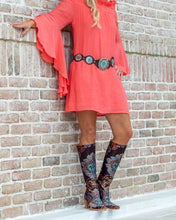 Load image into Gallery viewer, Juliet Coral Dress