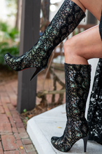 Load image into Gallery viewer, Irish Nights Knee High Stiletto