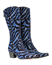 Load image into Gallery viewer, Blue Zebra Modern Cowboy