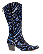 Load image into Gallery viewer, Blue Zebra Modern Cowboy