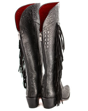 Load image into Gallery viewer, Manchester Black Fringe Tall Cowboy