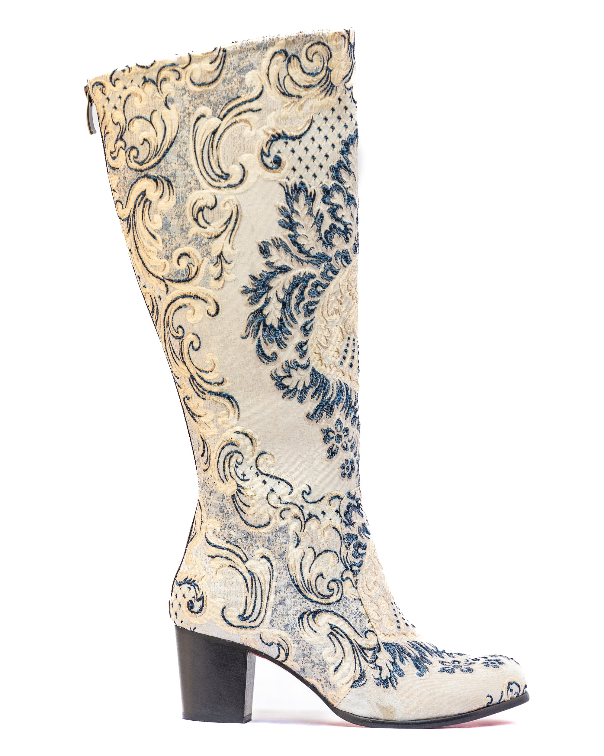 French Riviera Champagne Round Toe – Rockwell Tharp