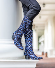 Load image into Gallery viewer, Blue Zebra Modern Cowboy