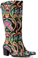 Load image into Gallery viewer, Satin Silk Knee High Boot