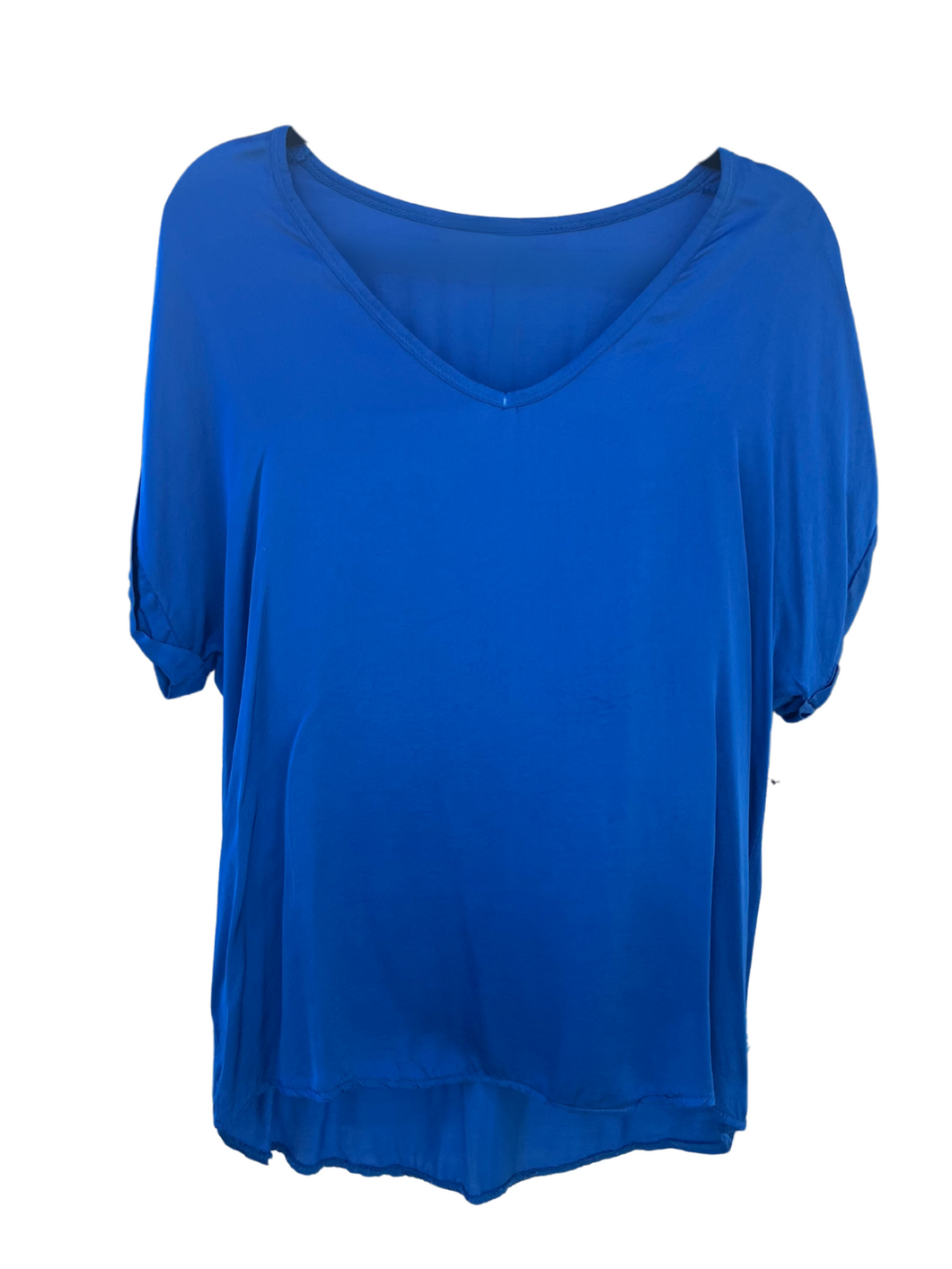 Silk V-Neck Top