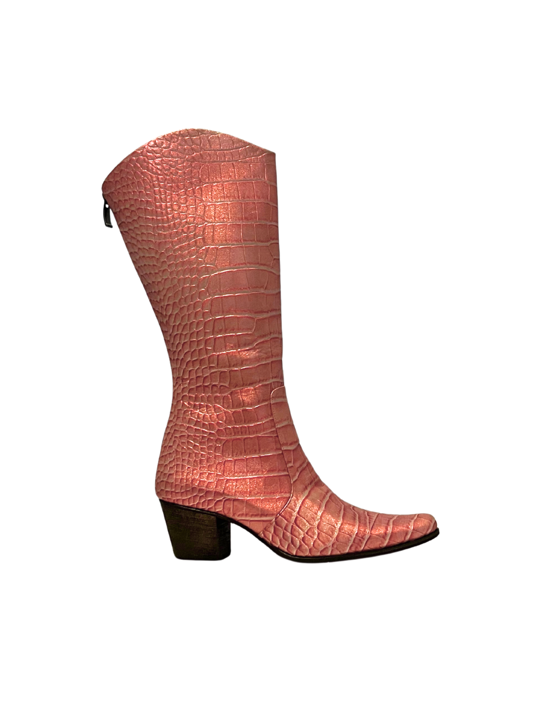 Coral Metallic Modern Cowboy