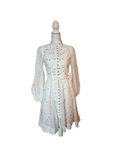 Load image into Gallery viewer, White Dress with Crystals
