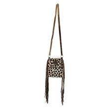 Load image into Gallery viewer, Leopard Crossbody with Fringe
