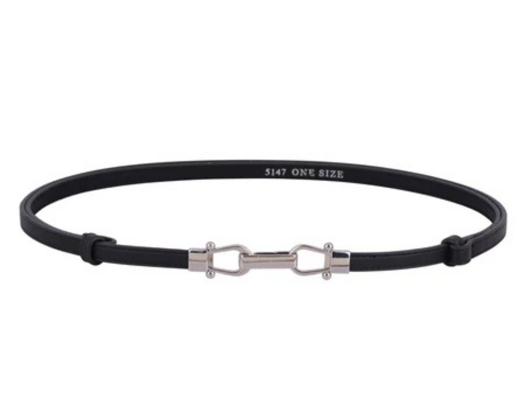 Thin Black Belt