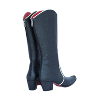 Load image into Gallery viewer, JET STINGRAY LEATHER MODERN COWBOY
