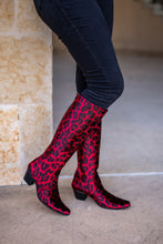 Load image into Gallery viewer, Red Jaguar Knee High
