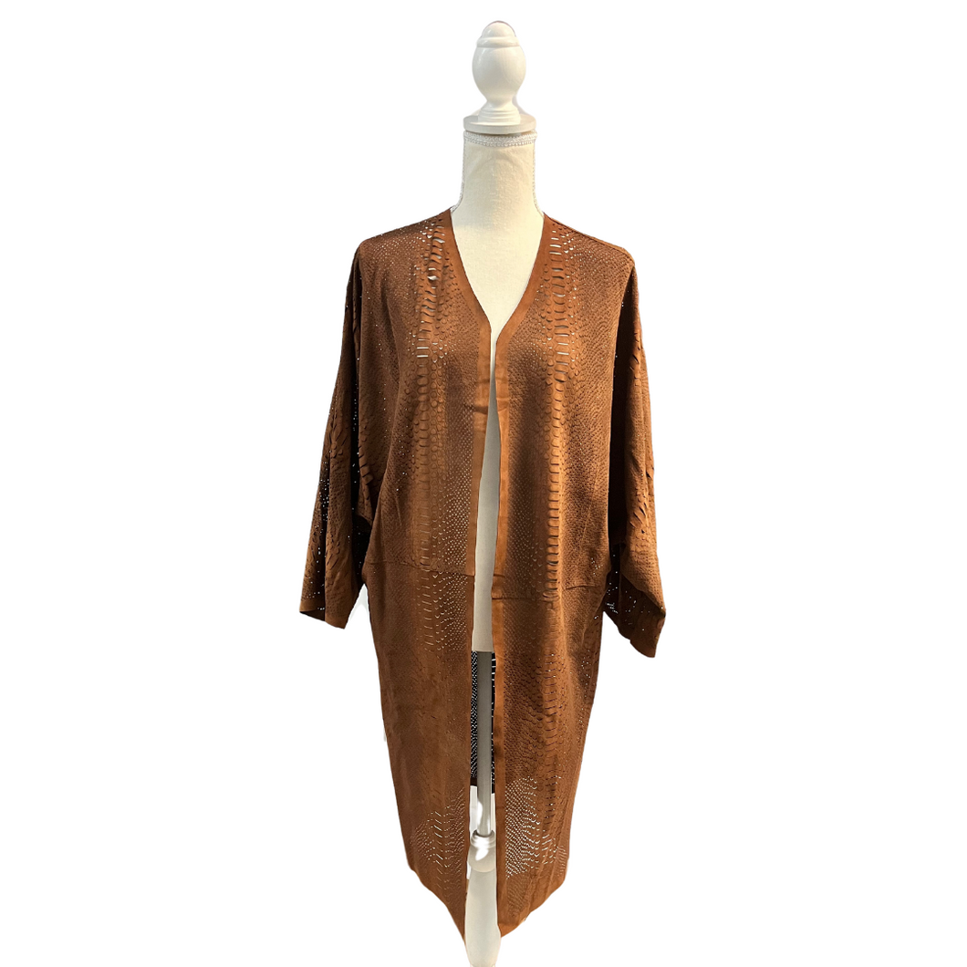 Brown Leather Duster