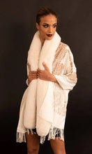 Load image into Gallery viewer, Ivory Embellished Wrap
