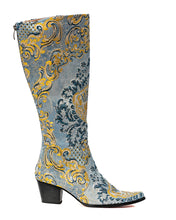 Load image into Gallery viewer, French Riviera Denim Knee High
