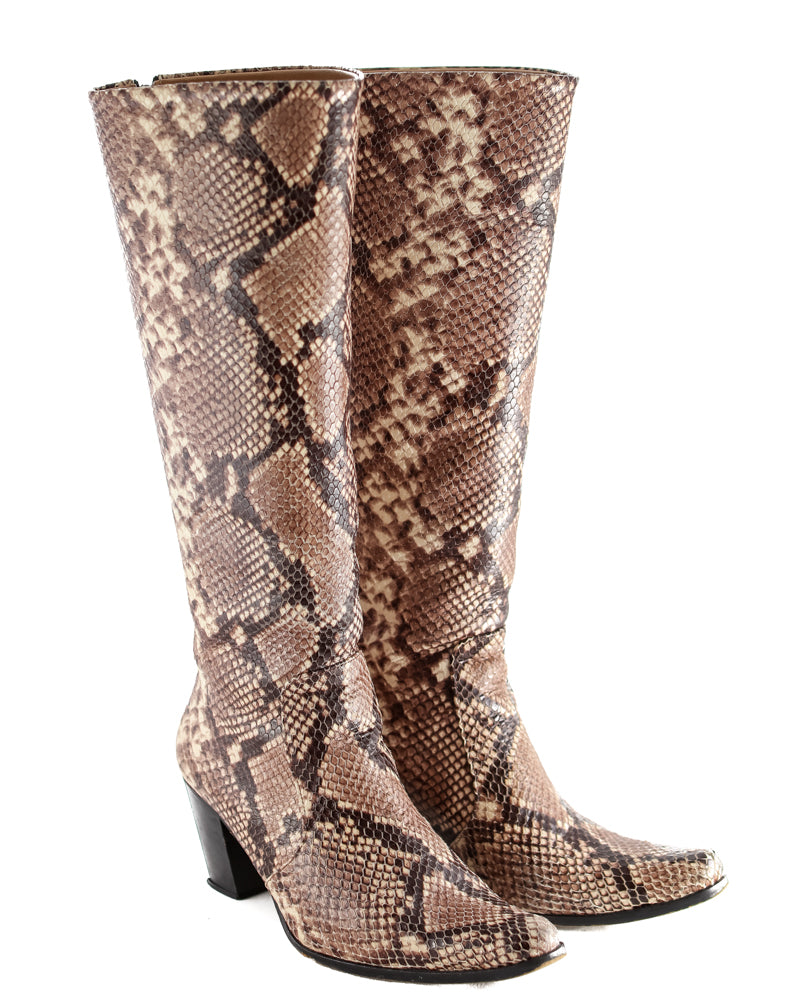 Natural Python Knee High – Rockwell Tharp