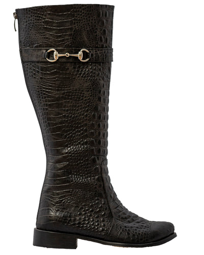 Manchester Black Riding Boot