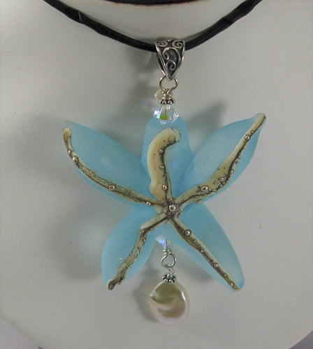 Starfish Blue Necklace
